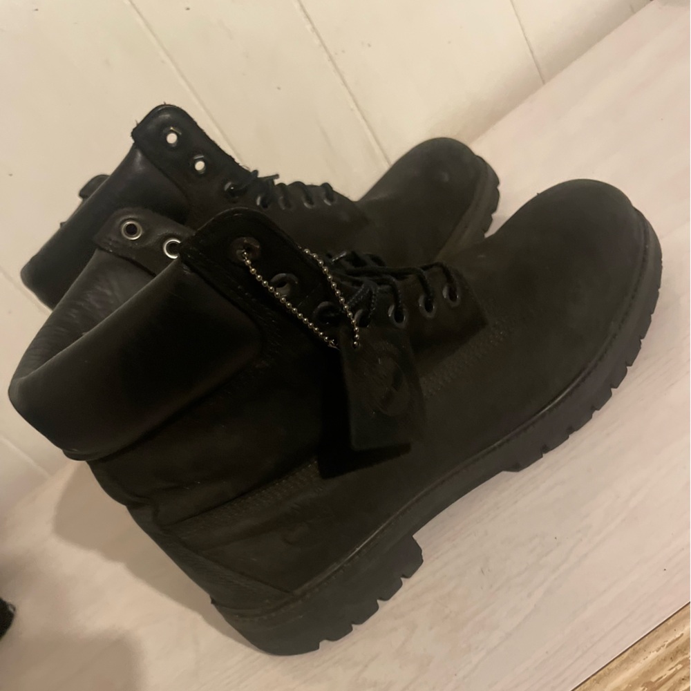 Timberland Black Leather Boots